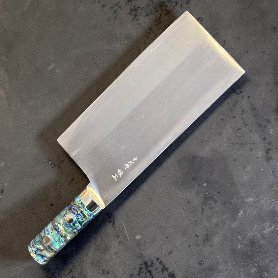 Satoshi Nakagawa Silver #3 Chinese Cleaver | Tokushu Knife