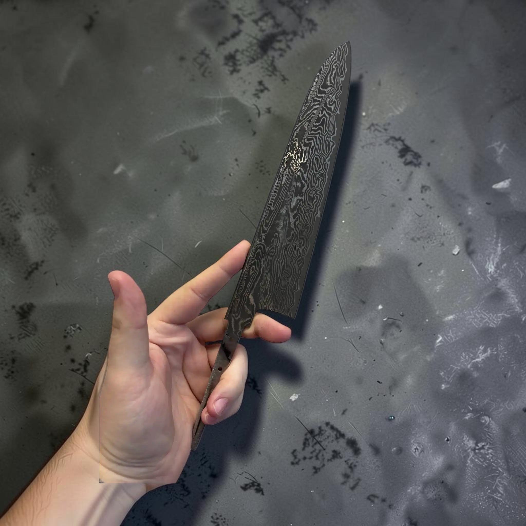 Nakagawa SPG STRIX Gyuto 210 mm Blade | Tokushu Knife