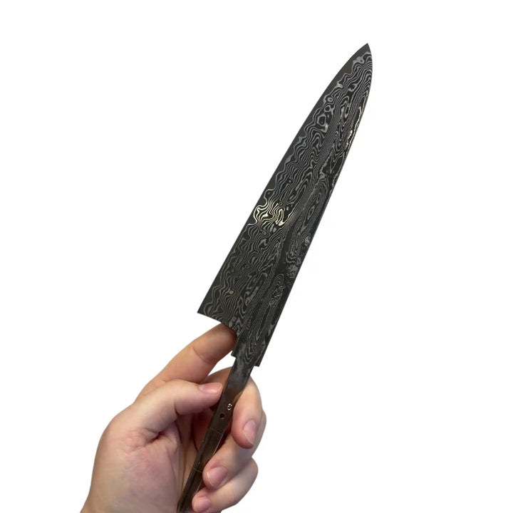 Tang of Nakagawa SPG STRIX Gyuto 210 mm without handle