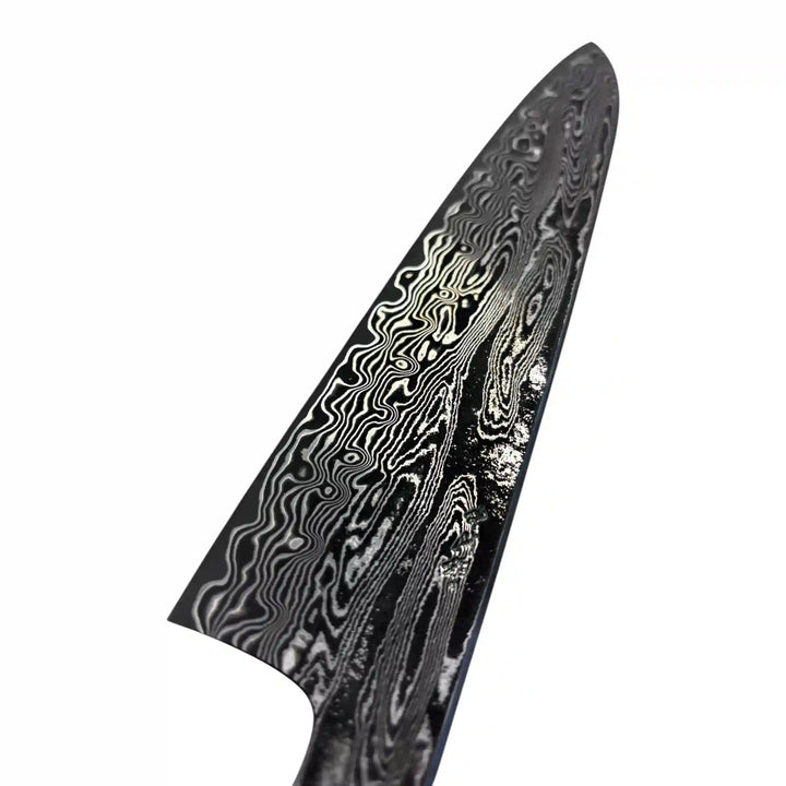 Satoshi Nakagawa SPG STRIX Gyuto 210 mm blade side view