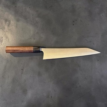 Shibata Koutetsu Chromax Gyuto 240mm reverse-side full profile