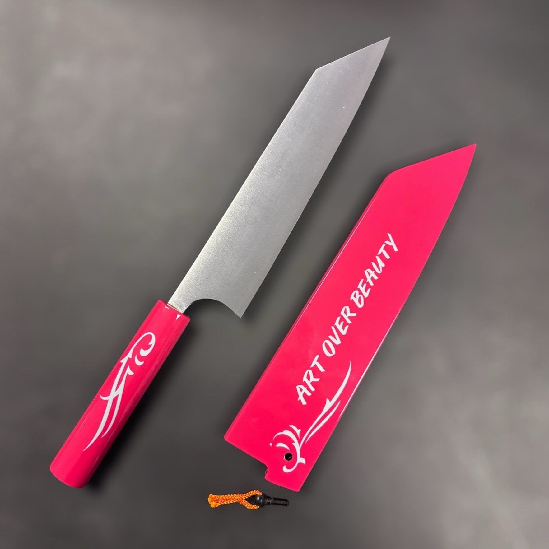 Shibata Koutetsu SG2 Migaki 210 mm Gyuto Limited Edition with red saya