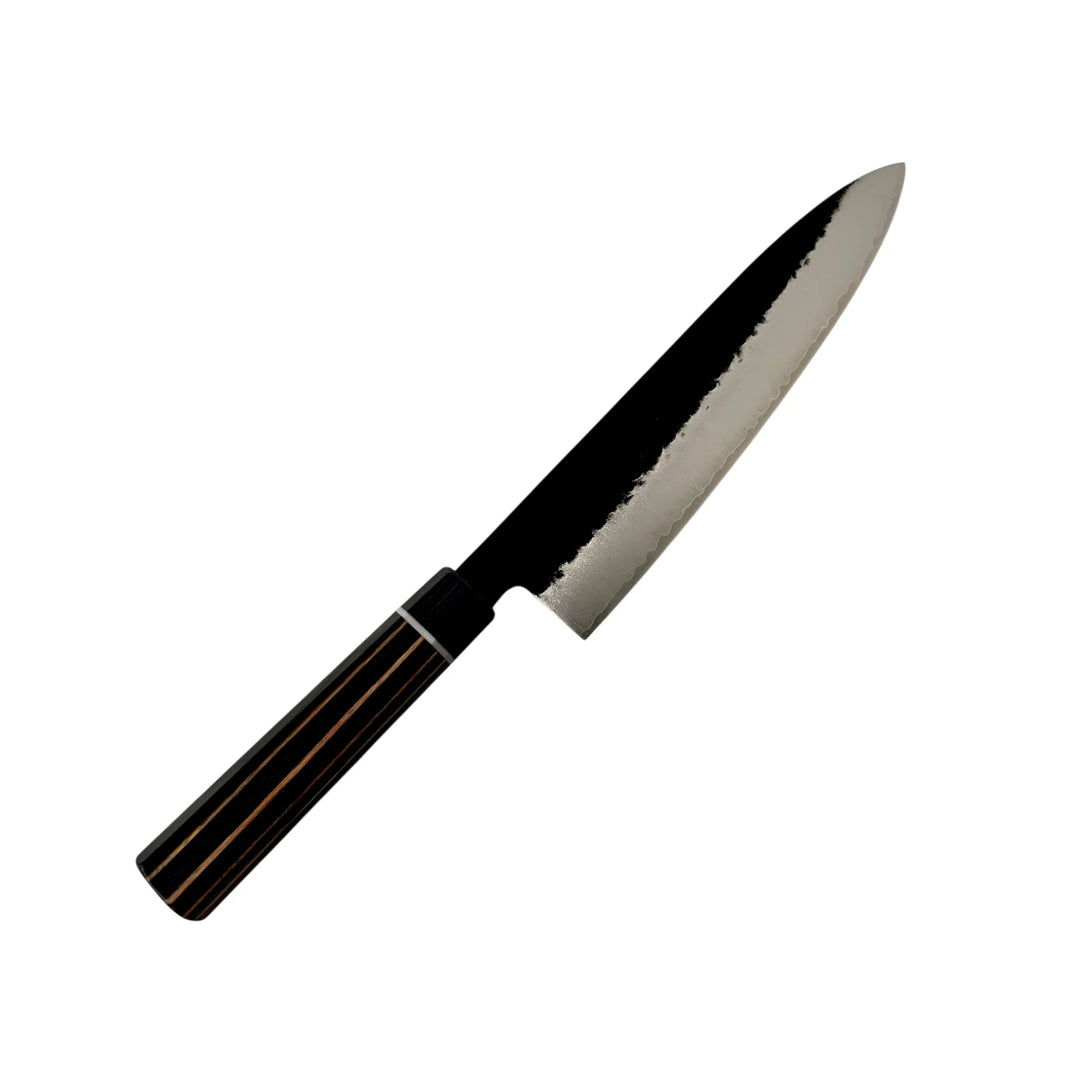 Suncraft Senzo Finest Chef Knife 210 mm kurouchi tsuchime blade