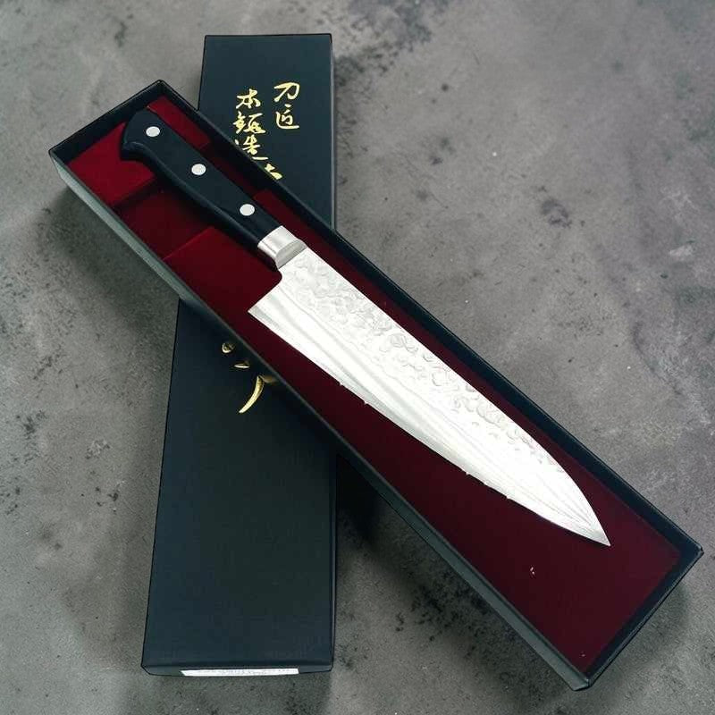 Takamura 180mm Tsuchime VG10 Gyuto Tokushu Knife.