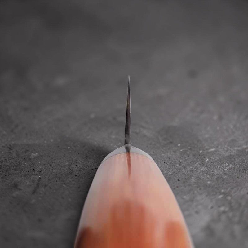 Takamura Chromax Stainless Clad Tsuchime 130mm Petty with Western Handle - Tokushu Knife