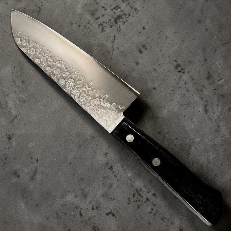 Takamura Chromax Santoku Black | Tokushu Knife
