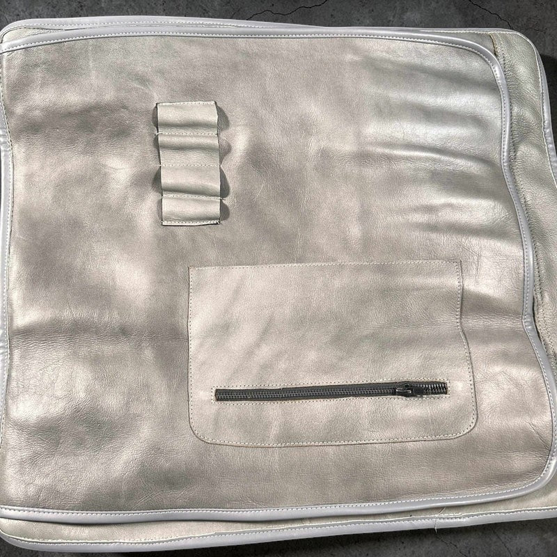 Tokushu Knife Premium Leather Japanese Knife Roll- Grey - Tokushu Knife