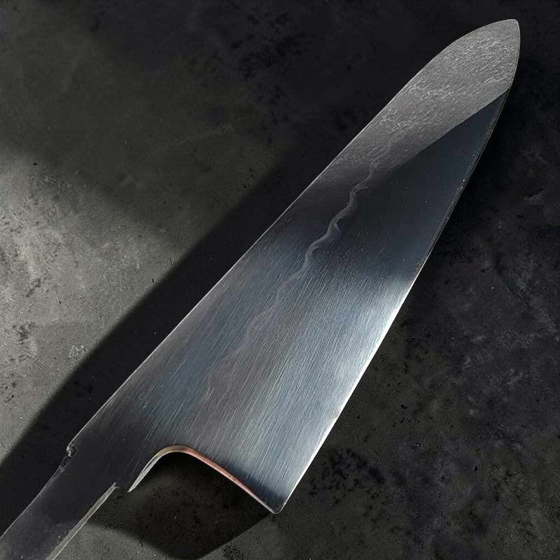 Tokushu Knife Satoshi Nakagawa White #1 Mizu Honyaki 240mm Gyuto No Handle - Tokushu Knife