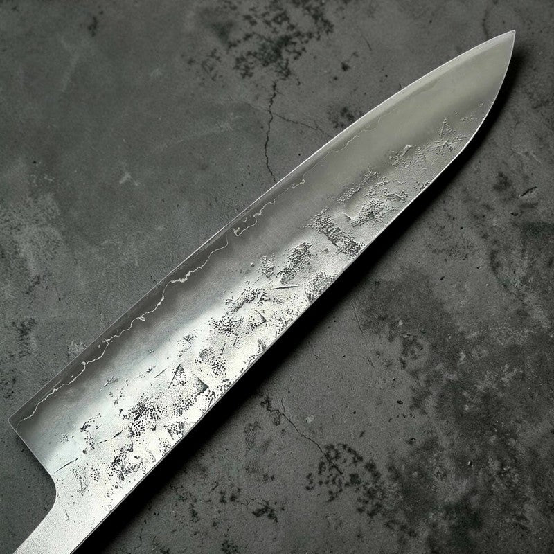 Tokushu Knife Special Edition SLD Nashiji Gyuto 210mm No Handle - Tokushu Knife