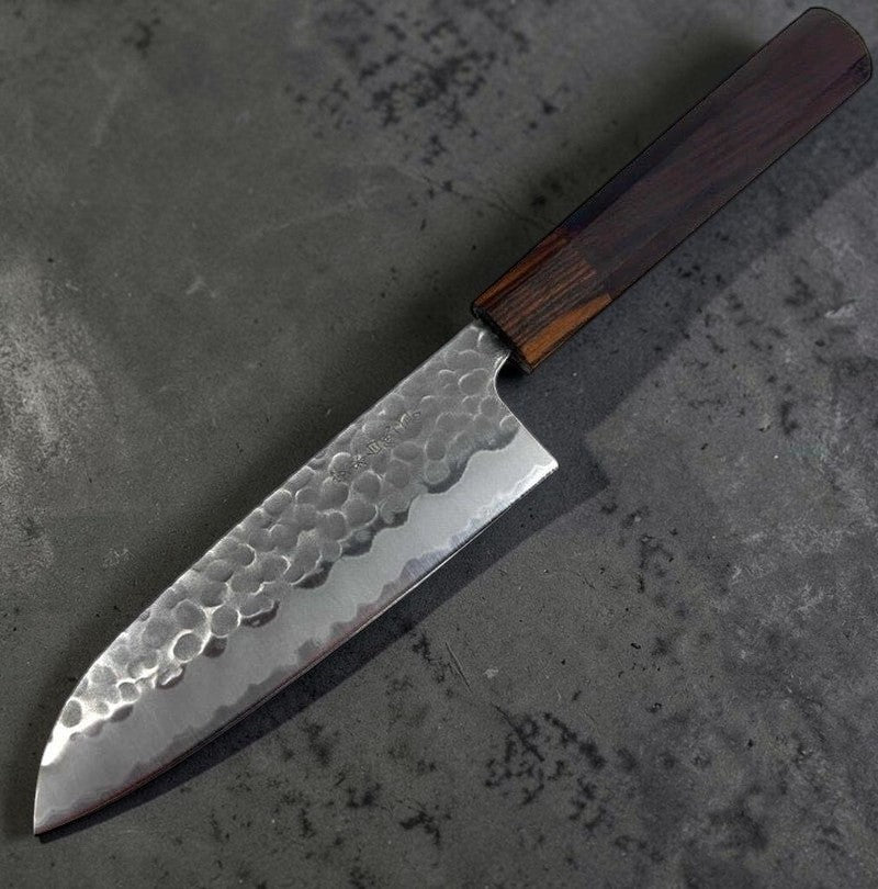 Tokushu Knife Stainless Clad White #2 Santoku 165mm - Tokushu Knife