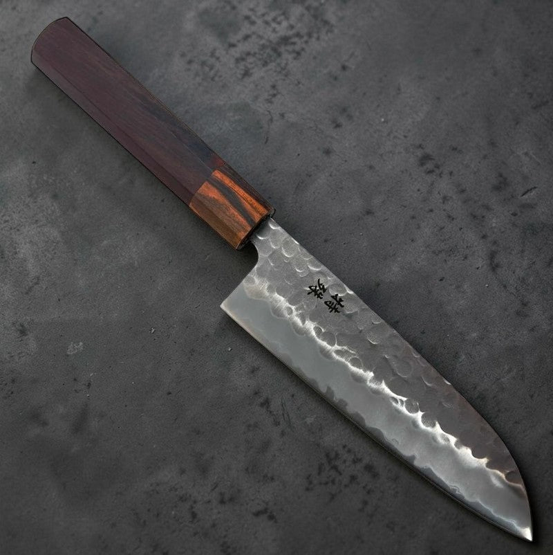 Tokushu Knife Stainless Clad White #2 Santoku 165mm - Tokushu Knife