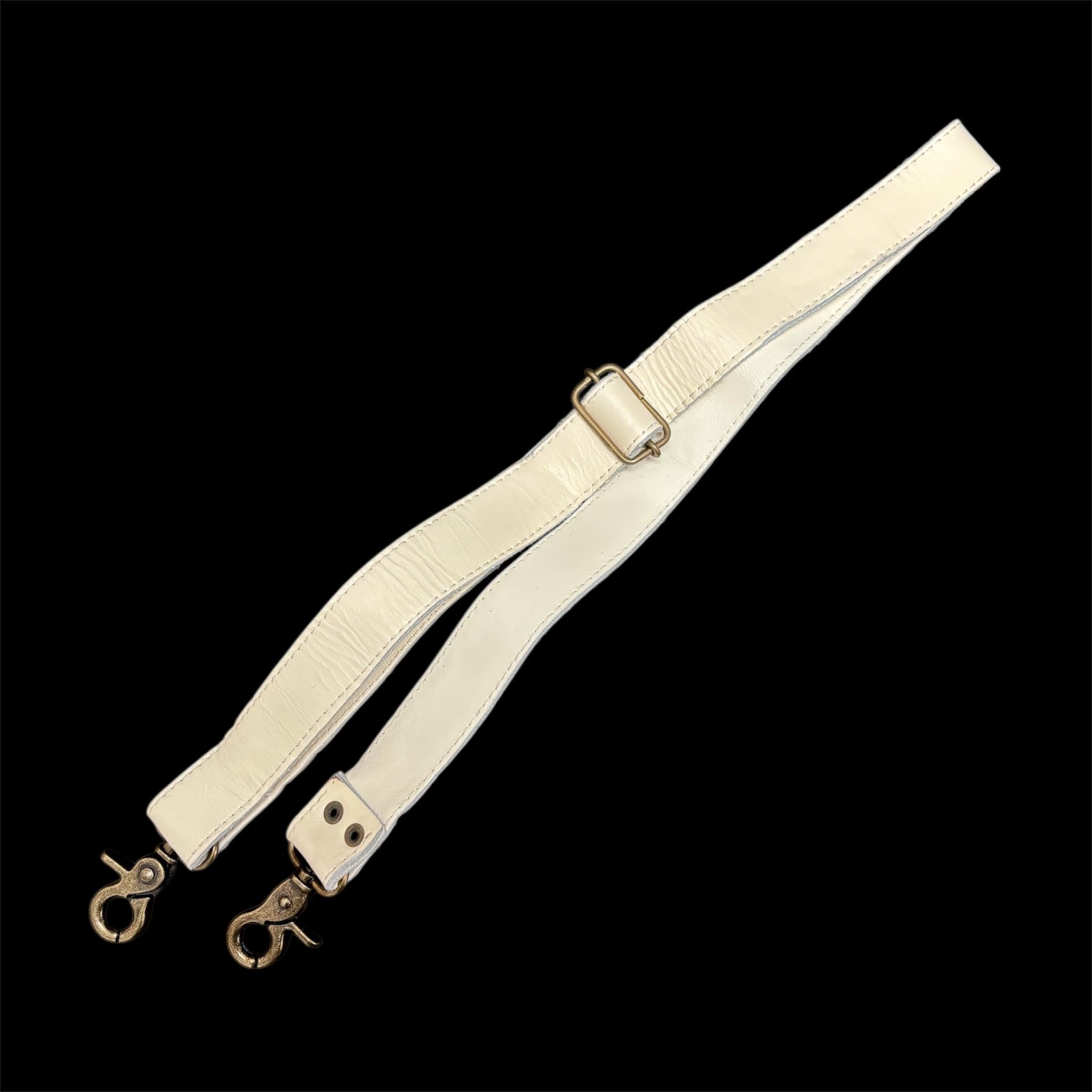 Tokushu Knife Rollo de cuchillo japonés de cuero premium - Blanco