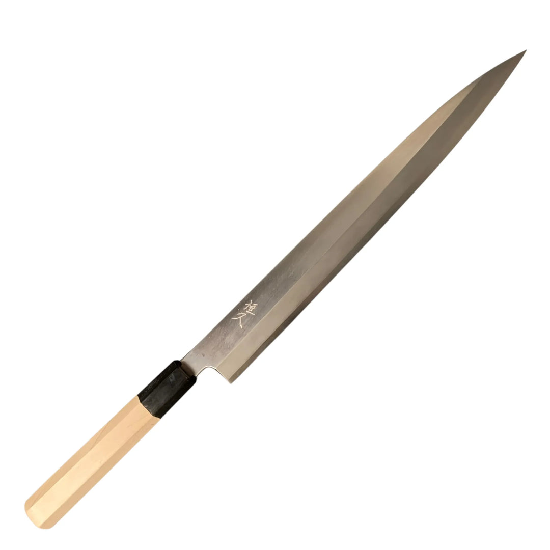Tsunehisa Ginsan Yanagiba 300 mm full side view