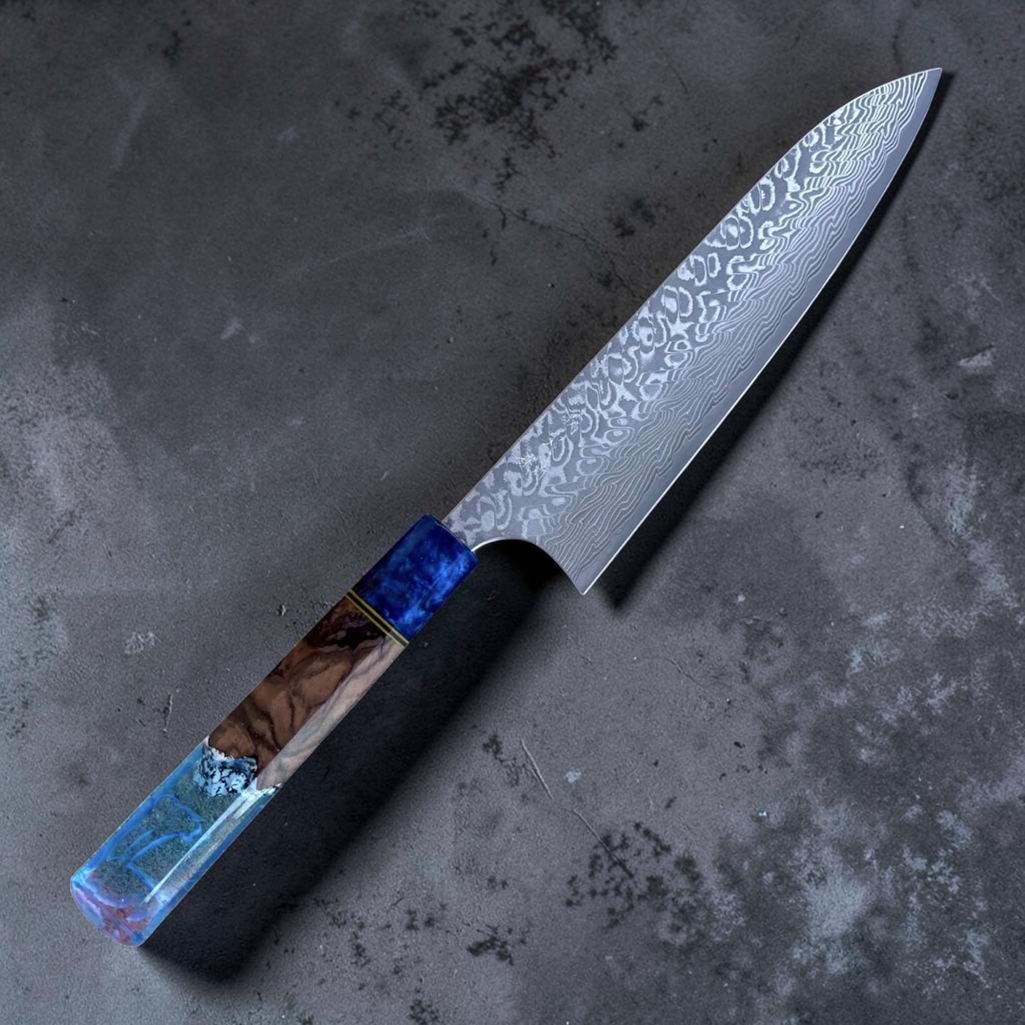 Yoshimi Kato SG2 Black Damascus Gyuto 210 mm