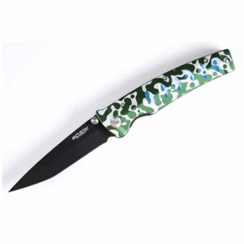 2023 Limited Edition Mcusta Katana VG-10 Core San Mai Camo 4.25" Folding knife - Tokushu Knife