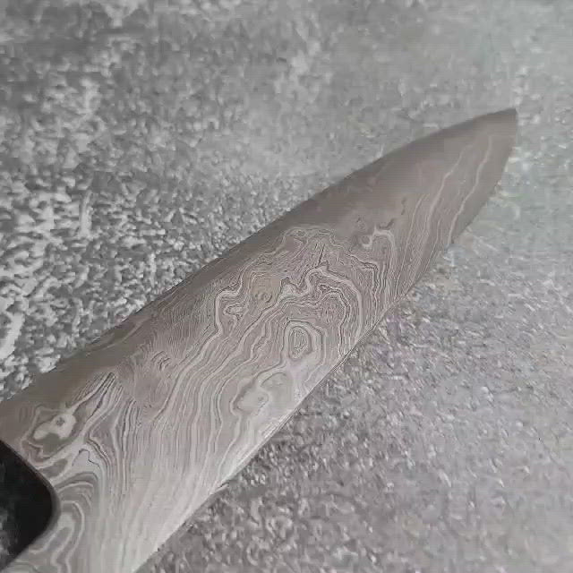 
                  
                    Load and play video in Gallery viewer, Shoichi Hashimoto Yuuzan 200mm Petty x Myojin Only one in existence
                  
                