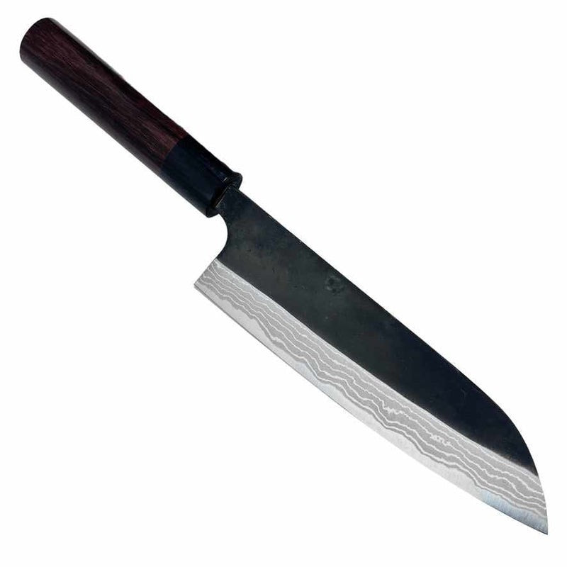 Anryu Knives White #2 Kurouchi Santoku 165mm - Tokushu Knife