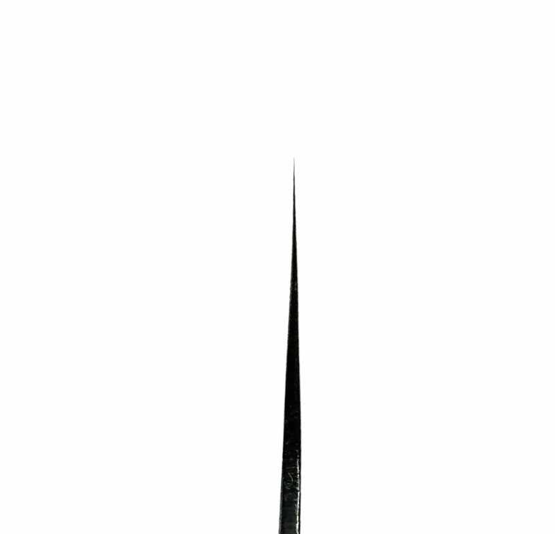 Dao Vua Special Edition Bunka Carbon Steel Kurouchi Ebony and Brass Wa Handle - Tokushu Knife