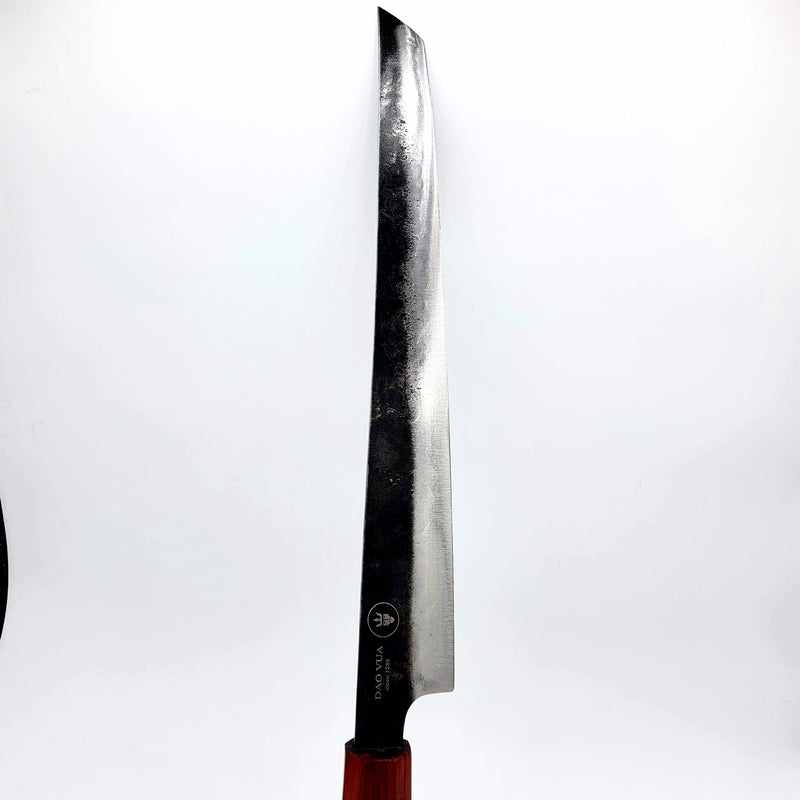 DAO VUA V3 52100 Carbon Steel Kurouchi Sakimaru 300mm Tokushu Knife.