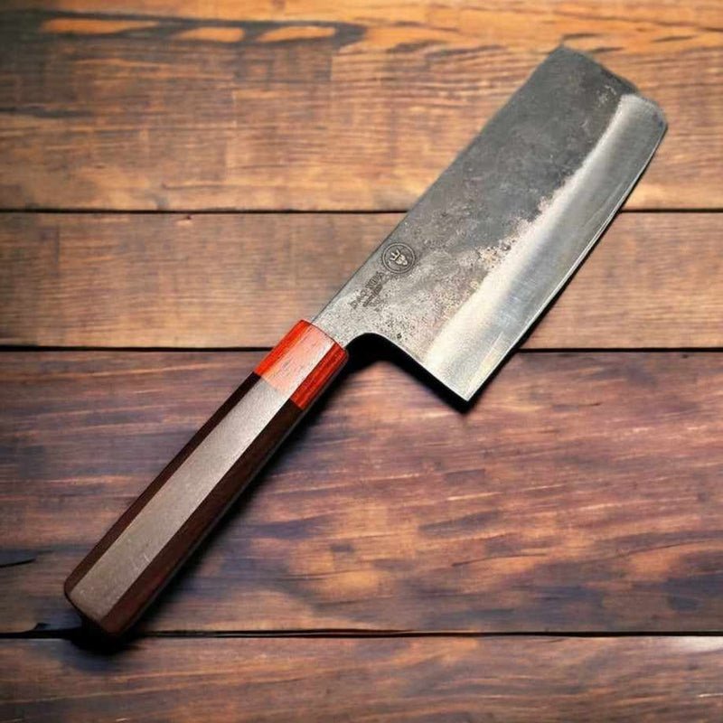 Dao Vua 52100 Carbon Steel V3 165mm Nakiri - Tokushu Knife