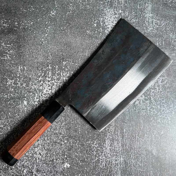FOOK KEE Model #3 Chinese Meat Cleaver 192mm Exclusive Wa Handle - Tokushu Knife
