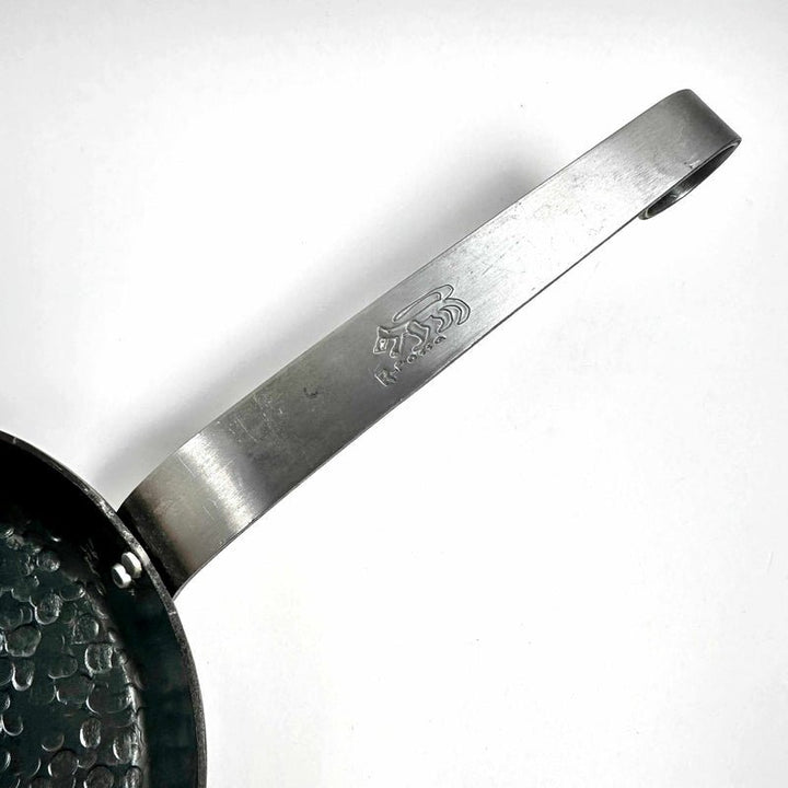 Hand Forged Carbon Steel Hammered Frying Pan 20cm - Tokushu Knife