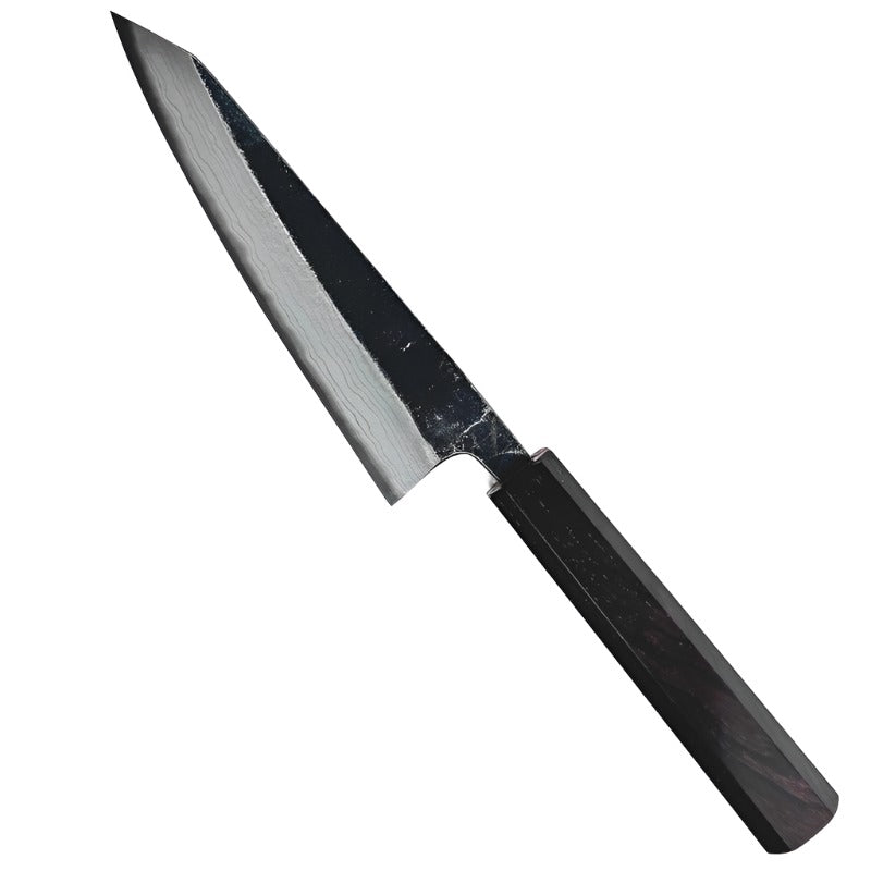 Hatsukokoro Kumokage Blue#2 150mm Honesuki with Ebony wa Handle - Tokushu Knife