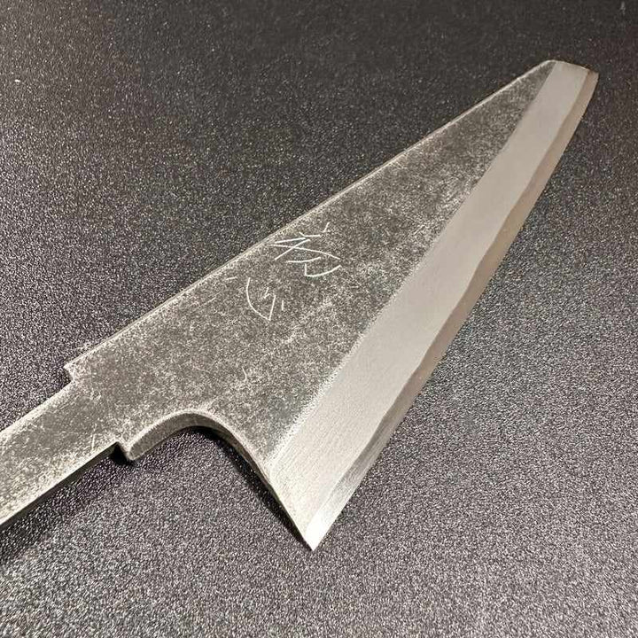 HATSUKOKORO Shirasagi Kurochi Aogami #2 150mm Honesuki (No Handle) - Tokushu Knife