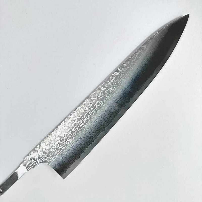 Kei Kobayashi SG2 / R2 Damascus 240mm Gyuto with No Handle - Tokushu Knife