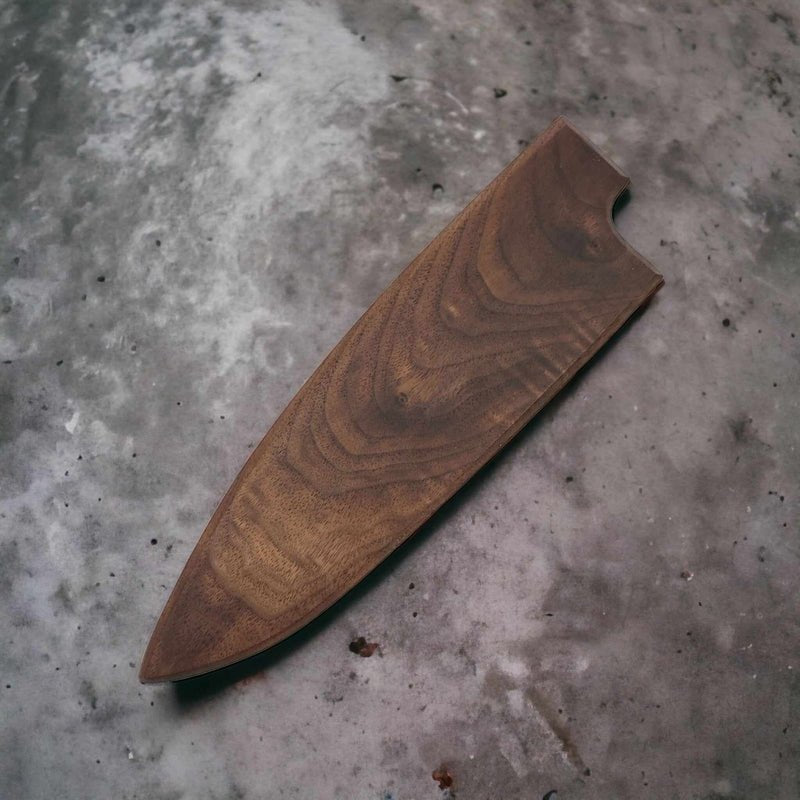 Knife Sayas by David Choi - 180mm Walnut - Tokushu Knife