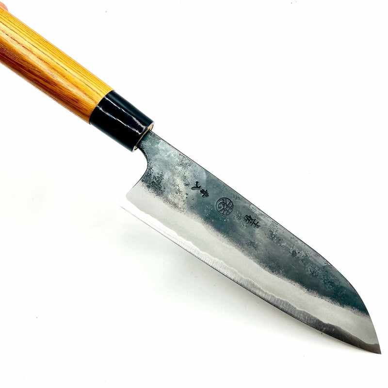 Kyohei Shindo Warikomi Blue #2 Kurouchi 165mm Santoku BLADE ONLY Tokushu Knife.