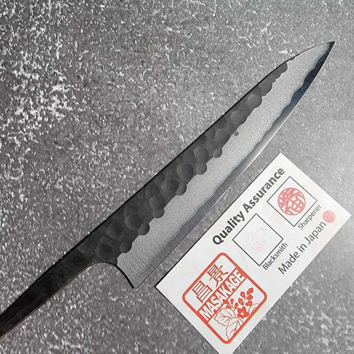 Masakage Koishi Stainless Clad Aogami Super Kurouchi Tsuchime 150mm Petty Blade Only Tokushu Knife.