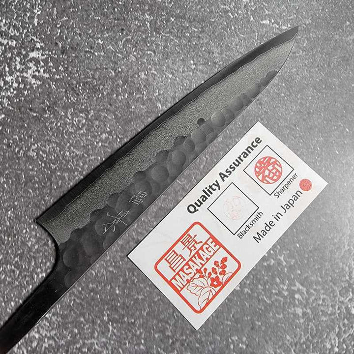 Masakage Koishi Stainless Clad Aogami Super Kurouchi Tsuchime 150mm Petty Blade Only Tokushu Knife.