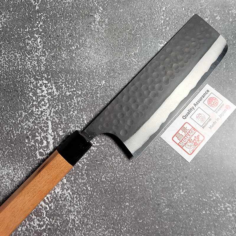 Masakage Koishi  Stainless Clad Aogami Super Kurouchi Tsuchime 165mm Nakiri Tokushu Knife.