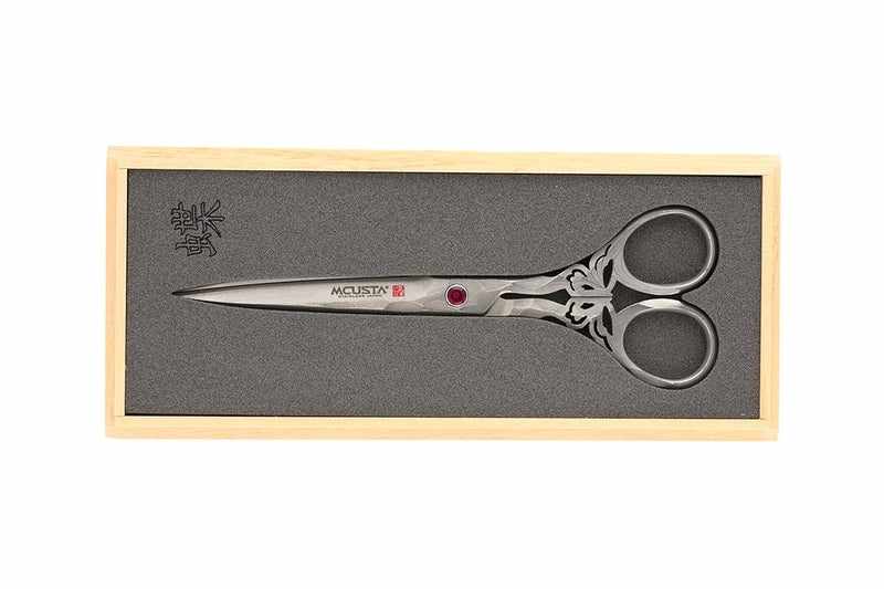 Mcusta DDB-170D Butterfly Scissors VG-10 Core Damascus 6.8" Long - Tokushu Knife
