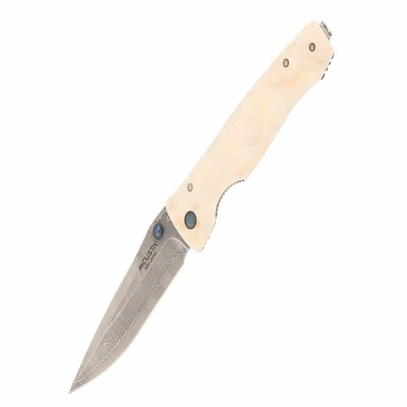 Mcusta MC-0126G Elite SPG2 San Mai Blade Corian 4.5" Folding Knife - Tokushu Knife