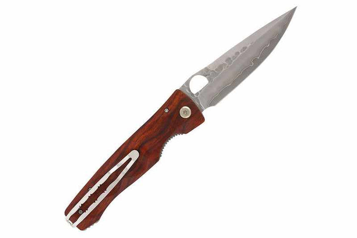 Mcusta MC-125G Elite SPG2 San Mai Ironwood 4.5" Folding Knife - Tokushu Knife