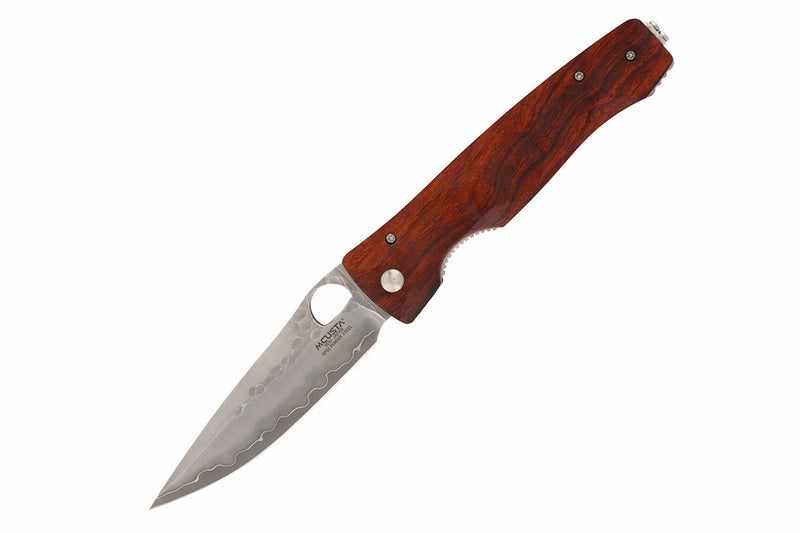 Mcusta MC-125G Elite SPG2 San Mai Ironwood 4.5" Folding Knife - Tokushu Knife