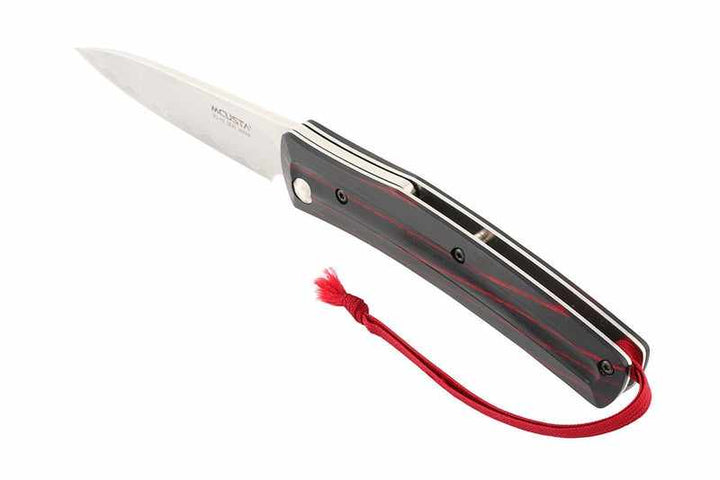 Mcusta MC-191C Higonokami Friction Folder VG-10 San Mai Red/Black 5.25" Folding Knife - Tokushu Knife