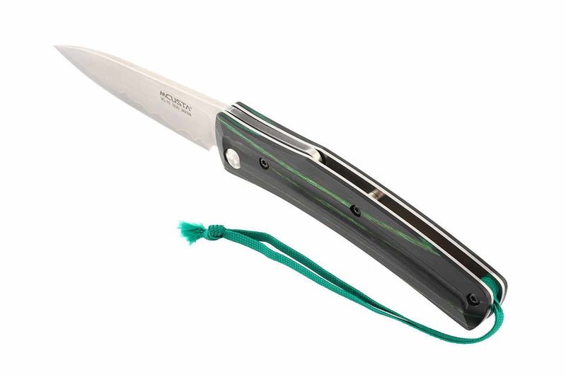 Mcusta MC-193C Higonokami Friction Folder VG-10 San Mai Green/Black 5.25" Folding Knife - Tokushu Knife