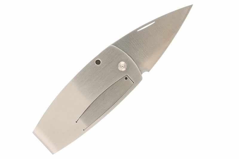 Mcusta MC-82 Kamon Kikyo Money Clip AUS-8 Stainless 2.9" Folding Knife - Tokushu Knife