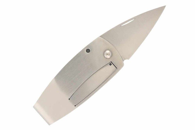 Mcusta MC-83 Kamon Crane Money Clip AUS-8 Stainless 2.9" Folding Knife - Tokushu Knife