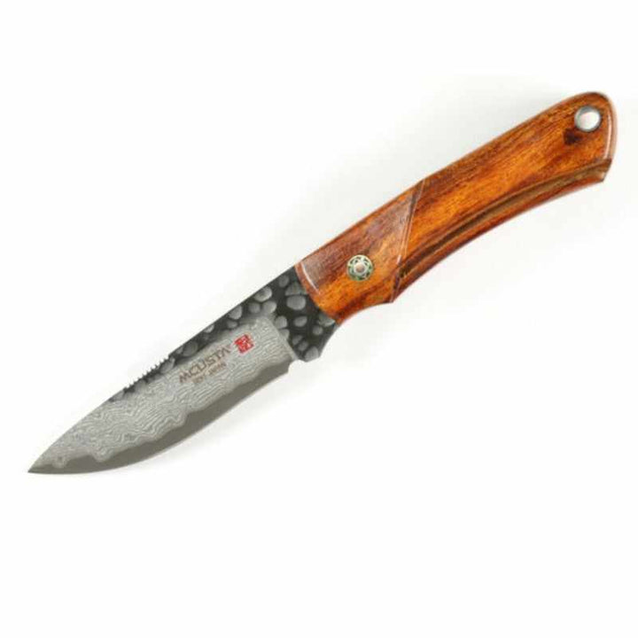 Mcusta Mike Irie Collaboration Sport 200 Damascus with VG-10 Core Ironwood 6.625" Fixed Blade - Tokushu Knife