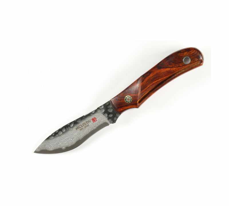 Mcusta Mike Irie Collaboration Sport 300 Damascus with VG-10 Core Ironwood 6.5" Fixed Blade - Tokushu Knife
