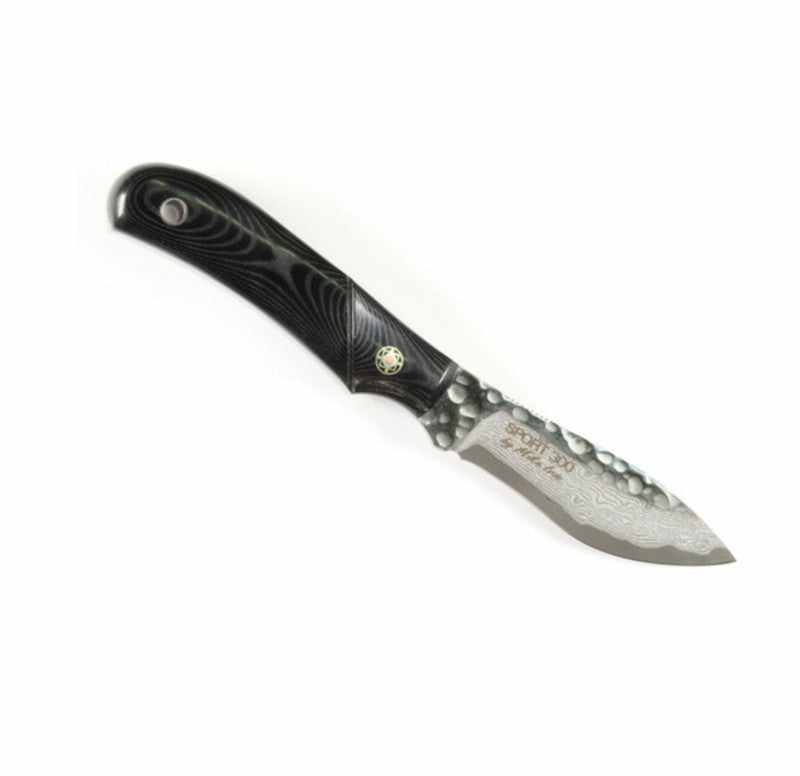 Mcusta Mike Irie Collaboration Sport 300 Damascus with VG-10 Core Micarta 6.5" Fixed Blade - Tokushu Knife