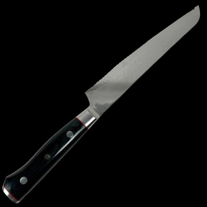 Mcusta Zanmai Classic Pro VG-10 Core Damascus 230mm Kitchen Cutlery Bread Knife - Tokushu Knife