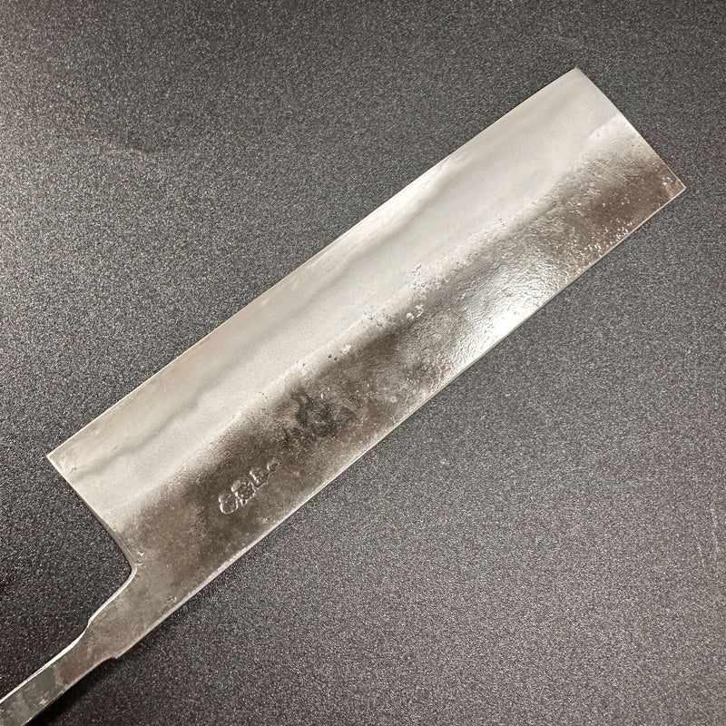 Miyazaki Kajiya AS wrought iron Honwarikomi 180mm Nakiri (No handle) - Tokushu Knife