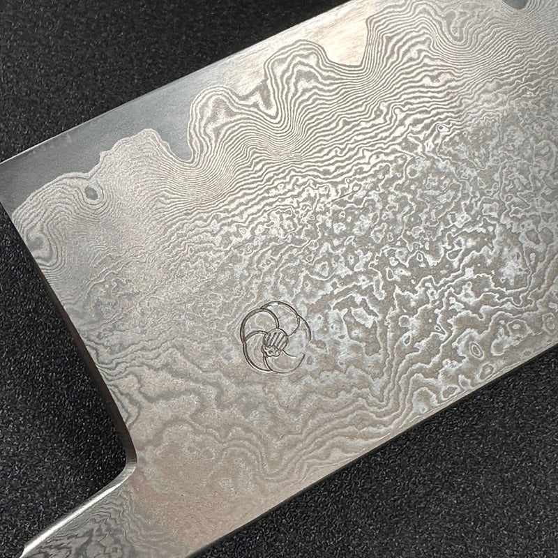 Miyazaki Kajiya Damascus Ginsan 240mm Gyuto (No handle) - Tokushu Knife