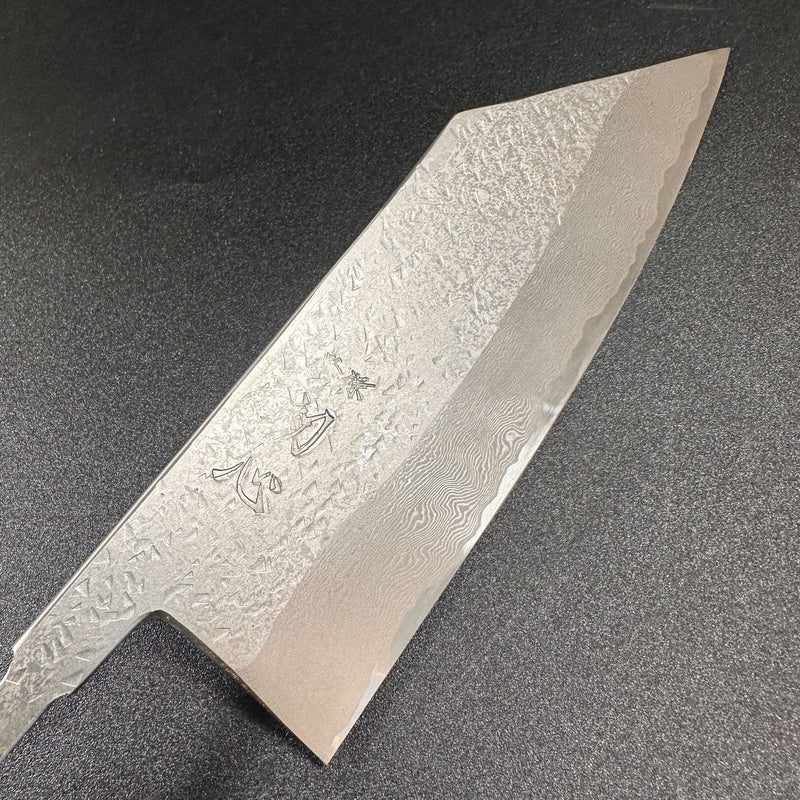 Miyazaki Kajiya Damascus Tsubaki 180mm (No handle) - Tokushu Knife