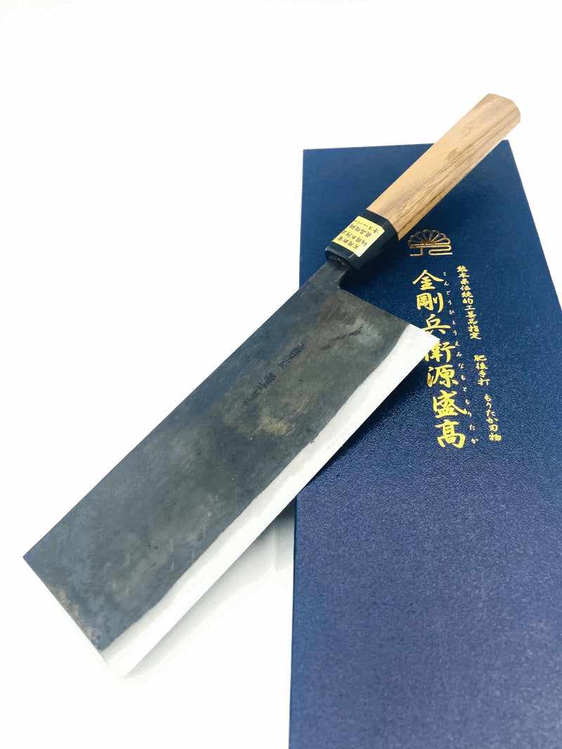 Moritaka Hamono 180mm Tall Nakiri Tokushu Knife.